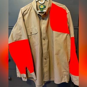 Cabela's upland long sleeve, button down cotton shirt. LH